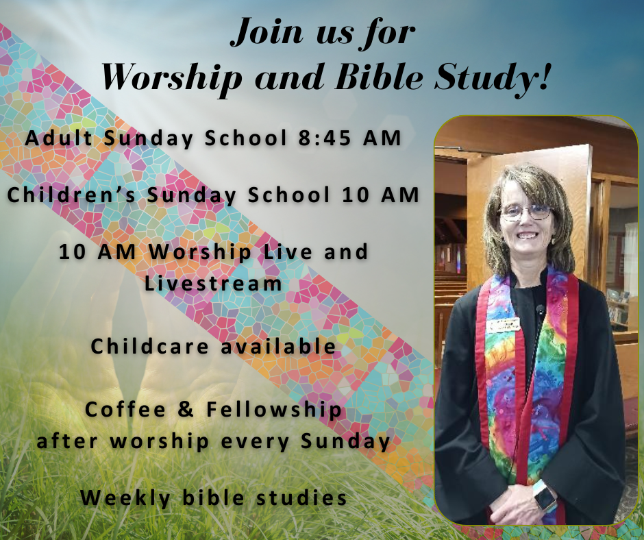 Join us for Sunday service.