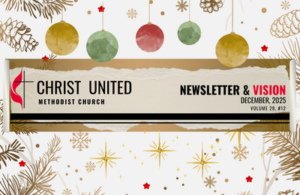 CUMC December newsletter banner image.