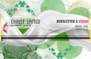 March 2026 Newsletter banner in greens and whites.