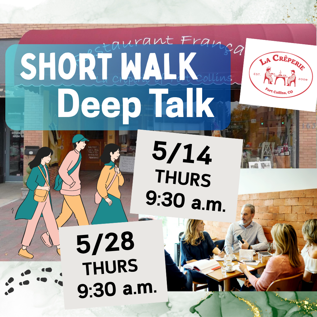 Short Walk, Deep Talk small group event info.